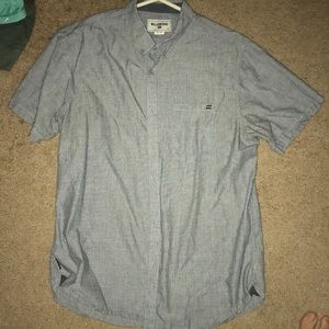 Billabong blue xl button up
